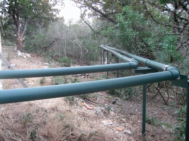 Aqueduct10.JPG - View of aqueduct from house.  January 27, 2010.